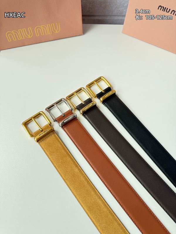 Miumiu belt 34mm