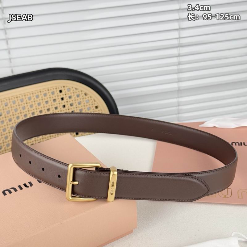 Miumiu belt 34mmX95-125cm 8L13