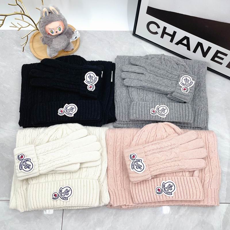 Moncler scarf hat Gloves dx13