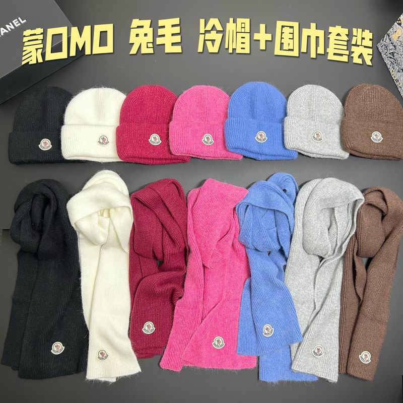 Moncler scarf hat dx14