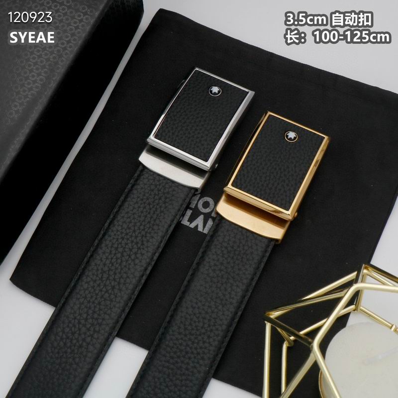 Montblanc belt 自动扣 35mmX100-125cm 8L072010