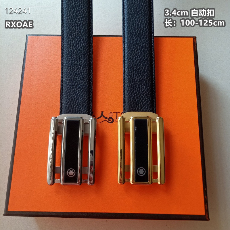 Montlanc belt 34mmX100-125cm 8L09