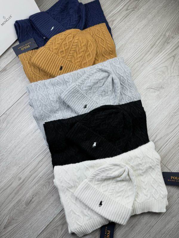 Polo Scarf Hat 2PCS