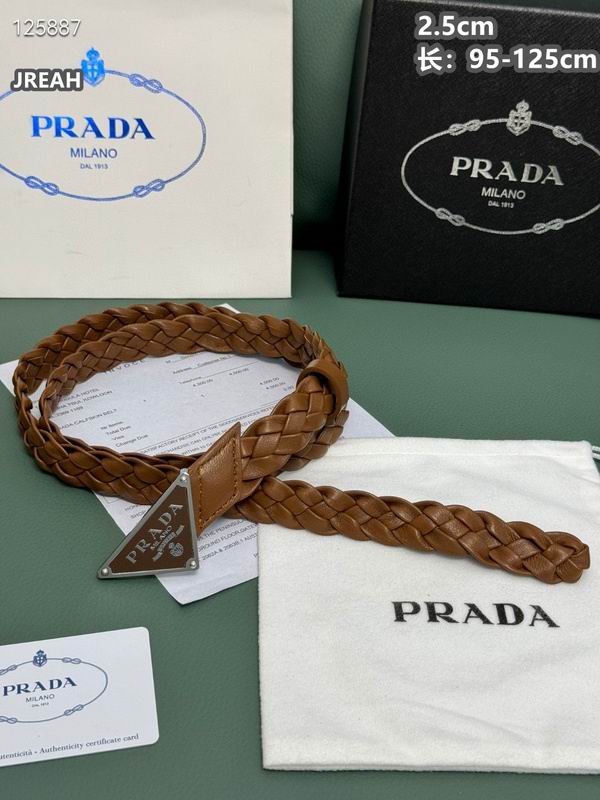 Prada belt 25mmX95-125cm 8L01