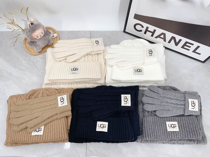 UGG Scarf Hat Gloves dx03