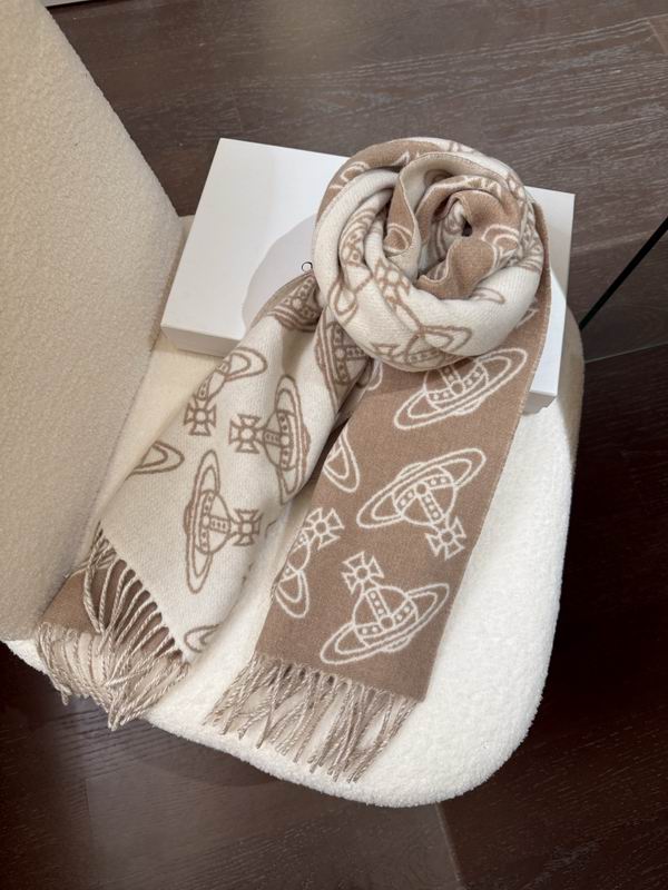 Vivienne Westwood 185X30cm 95%羊毛5%羊绒 E120524