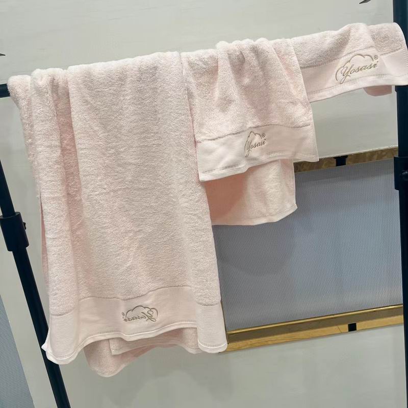 Yosasi 浴巾70X140cm 毛巾40X80cm 小方巾30X30cm QY01