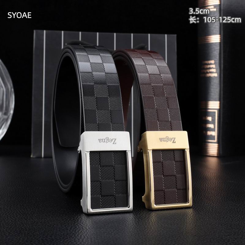 Zegna belt 35mm(自动扣）X105-125cm 8L11