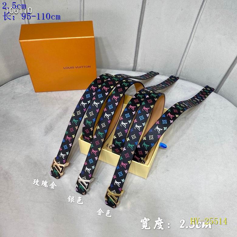 LV Belt 25mmX95-110cm 8L08