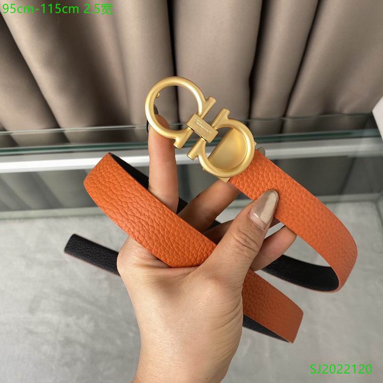 Ferragamo belt 25mmX95-115cm 7D01 (9)