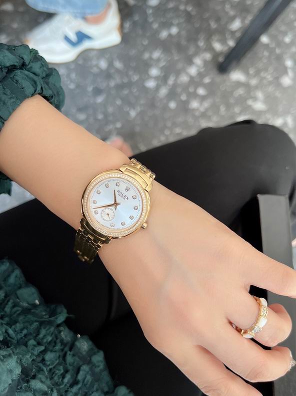 Rolex women 36.8X7mm 090933 (2)