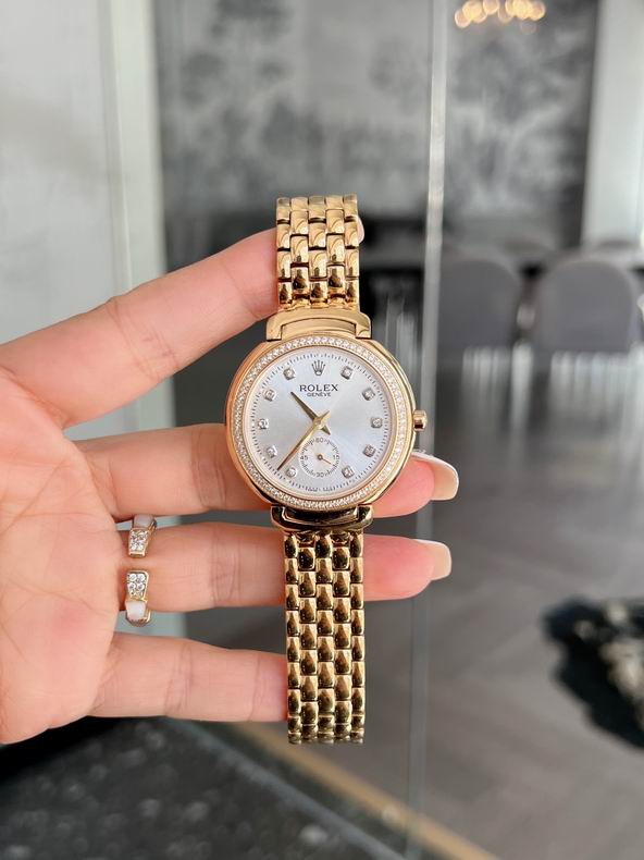 Rolex women 36.8X7mm 090933 (5)