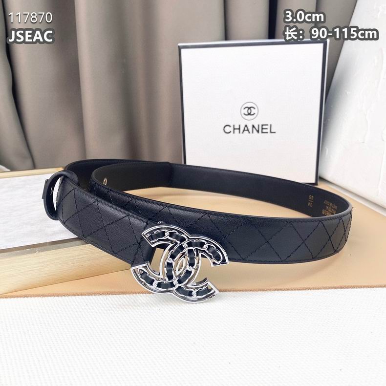 Chanel belt 30mmX90-115cm 8L (10)