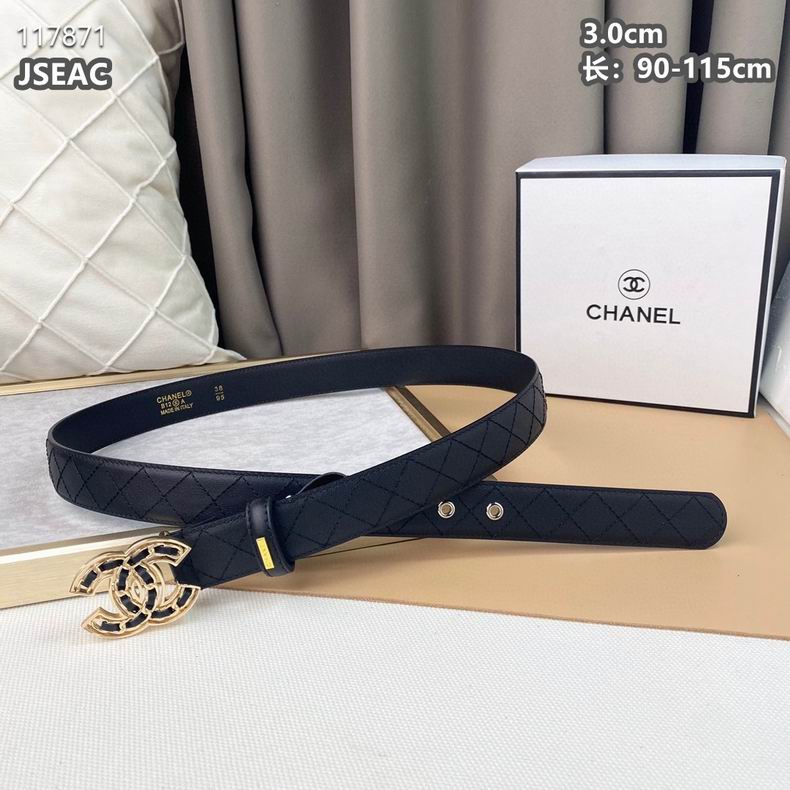 Chanel belt 30mmX90-115cm 8L (13)