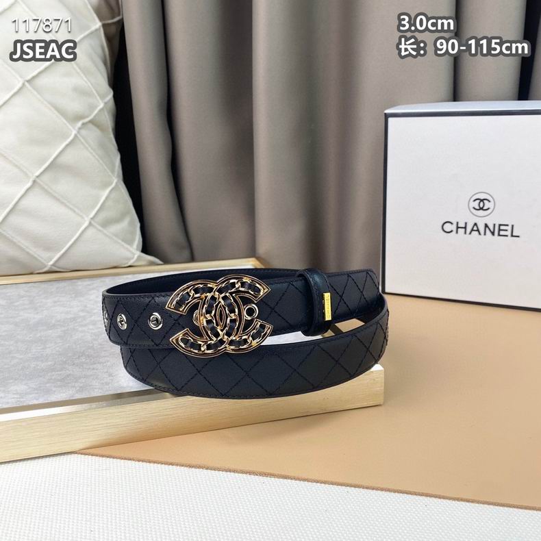 Chanel belt 30mmX90-115cm 8L (14)