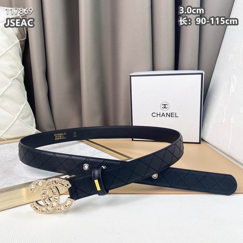 Chanel belt 30mmX90-115cm 8L (5)