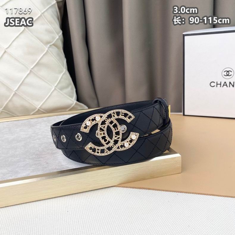 Chanel belt 30mmX90-115cm 8L (6)