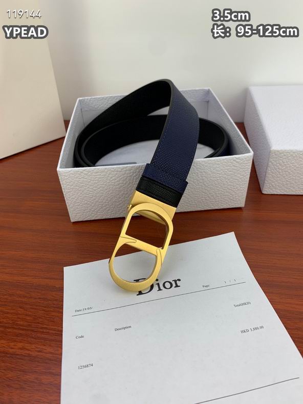 Dior belt 35mmX95-125cm 8L (62)