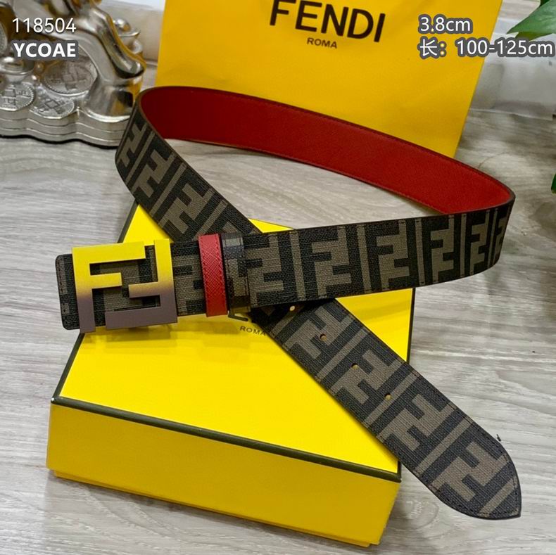 Fendi belt 38mmX100-125cm 8L (10)