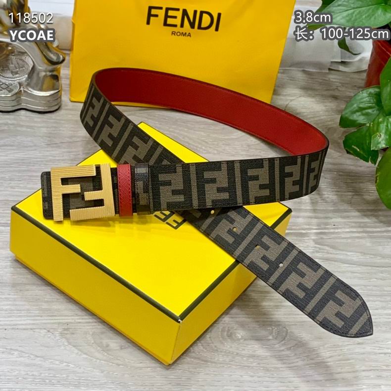 Fendi belt 38mmX100-125cm 8L (6)
