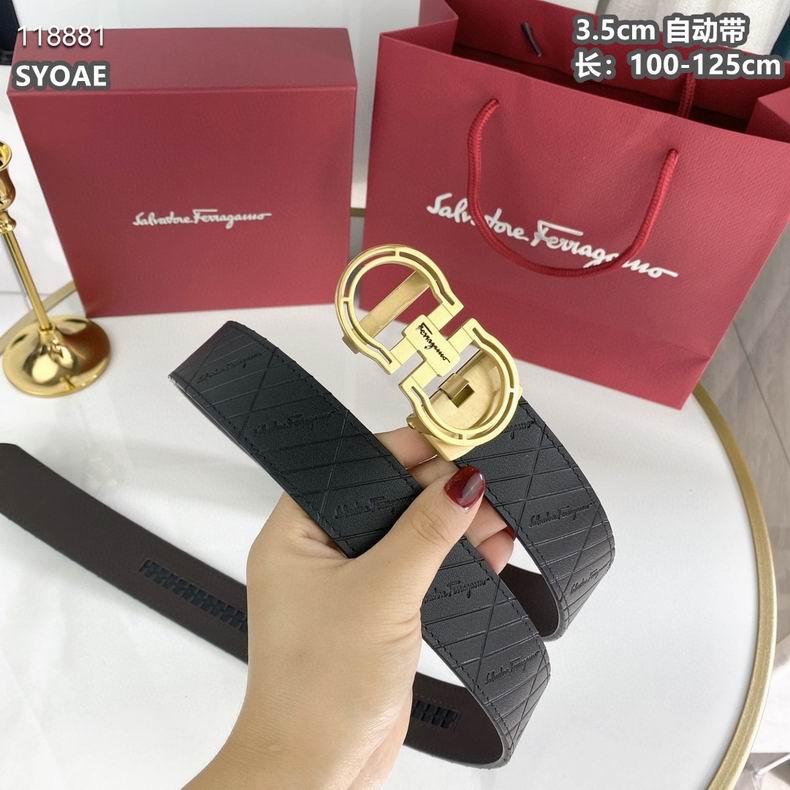 Ferragamo belt自动带 35mmX100-125cm 8L (12)