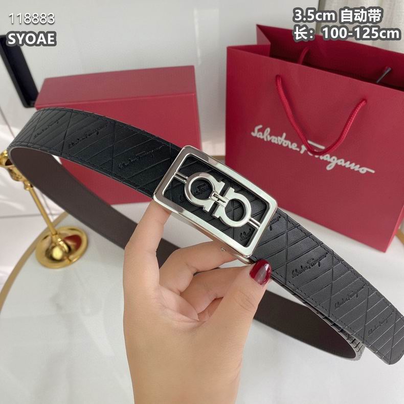 Ferragamo belt自动带 35mmX100-125cm 8L (18)