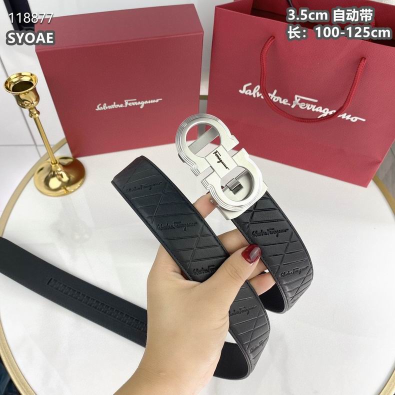 Ferragamo belt自动带 35mmX100-125cm 8L (2)