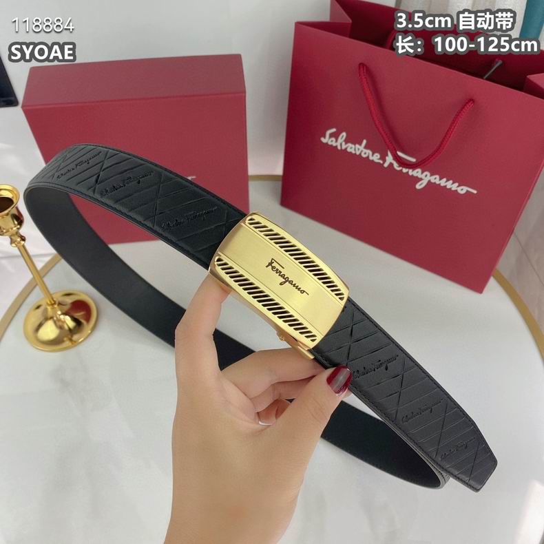 Ferragamo belt自动带 35mmX100-125cm 8L (22)