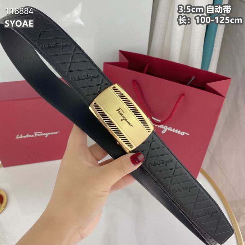 Ferragamo belt自动带 35mmX100-125cm 8L (24)