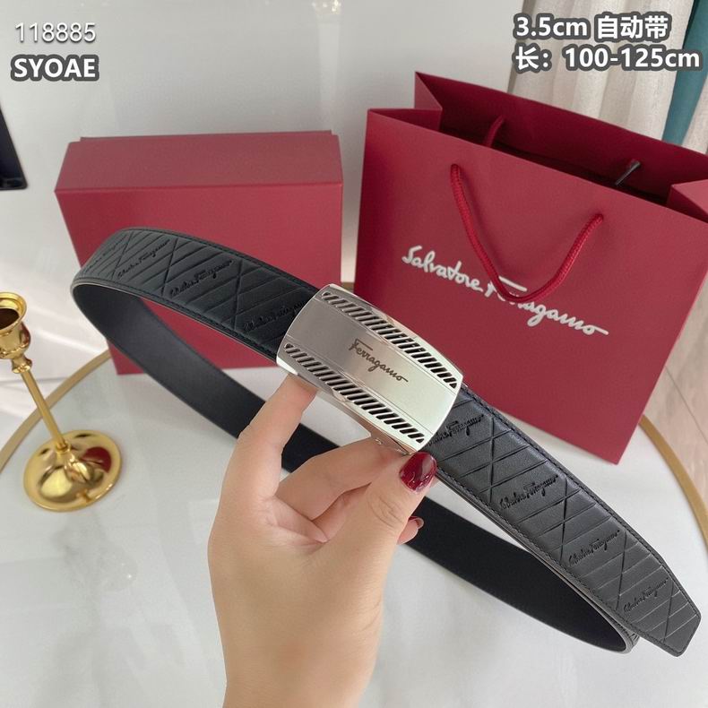 Ferragamo belt自动带 35mmX100-125cm 8L (25)