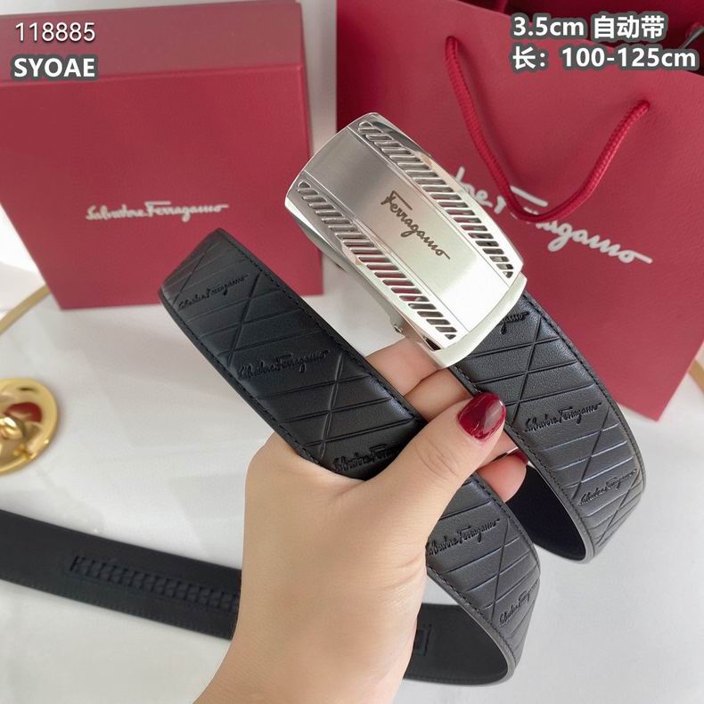 Ferragamo belt自动带 35mmX100-125cm 8L (26)