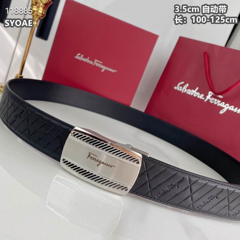 Ferragamo belt自动带 35mmX100-125cm 8L (28)