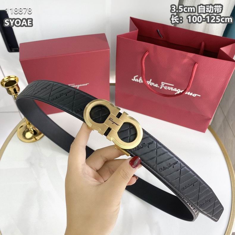 Ferragamo belt自动带 35mmX100-125cm 8L (4)