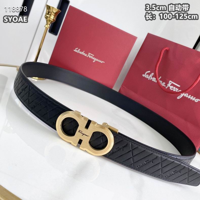 Ferragamo belt自动带 35mmX100-125cm 8L (6)