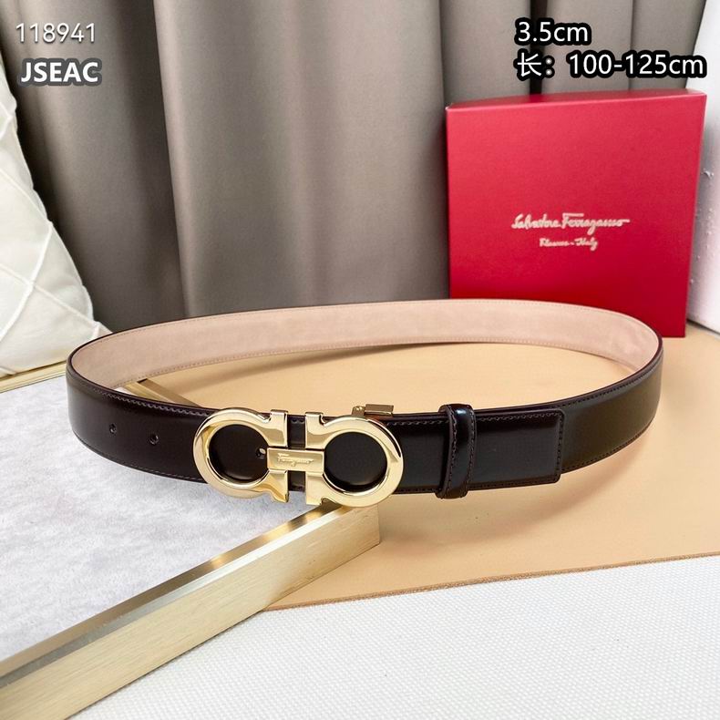 Ferragamo belt 35mmX100-125cm 8L (22)