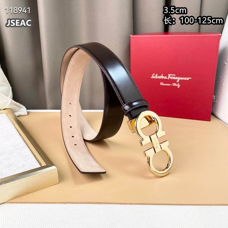 Ferragamo belt 35mmX100-125cm 8L (25)