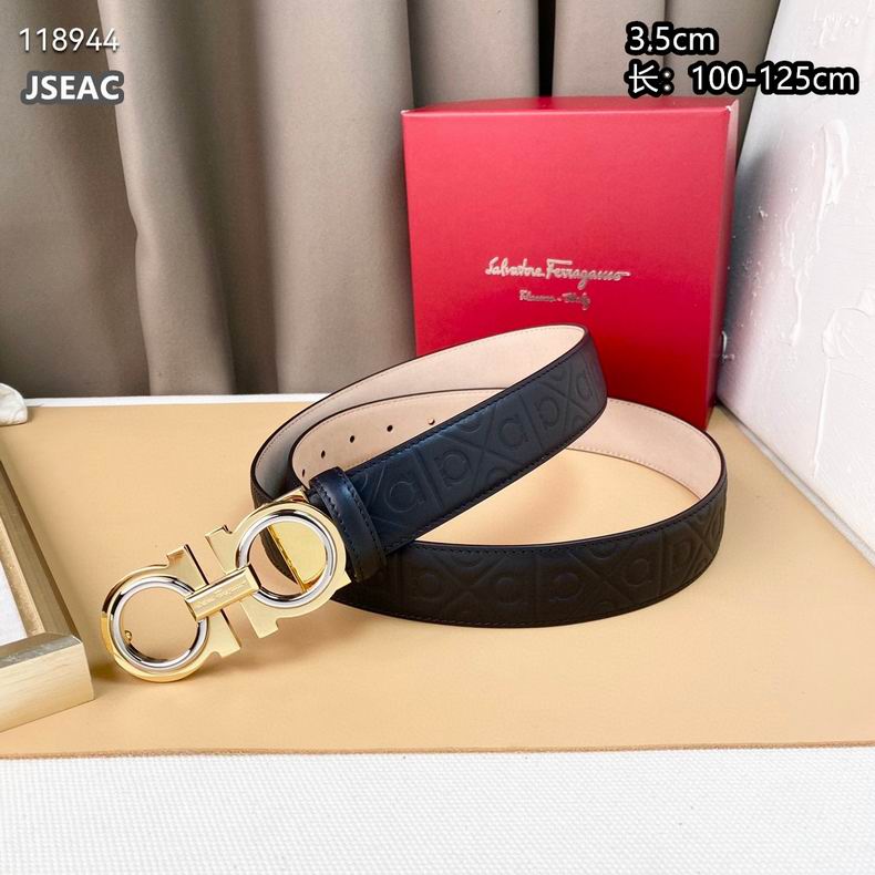 Ferragamo belt 35mmX100-125cm 8L (35)