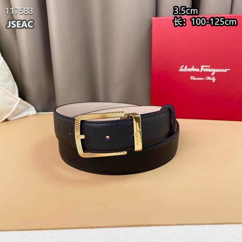 Ferragamo belt 35mmX100-125cm 8L (58)