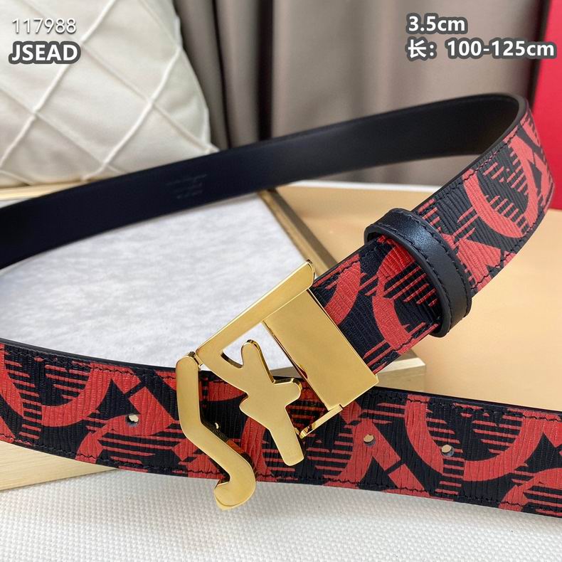 Ferragamo belt 35mmX100-125cm 8L (8)