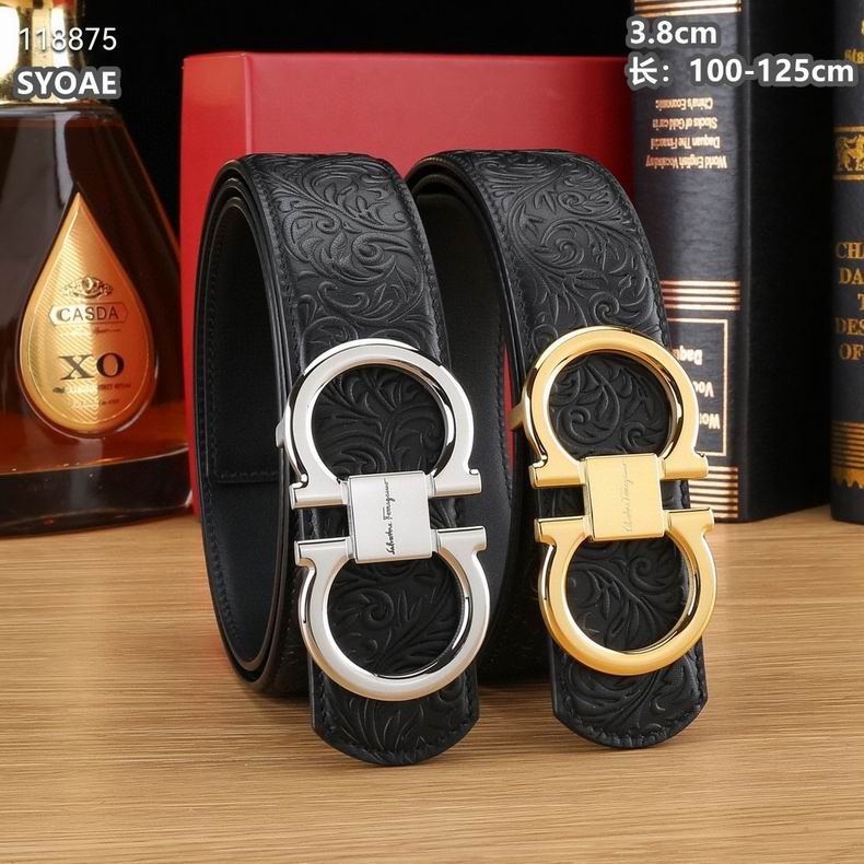 Ferragamo belt 38mmX100-125cm 8L (1)