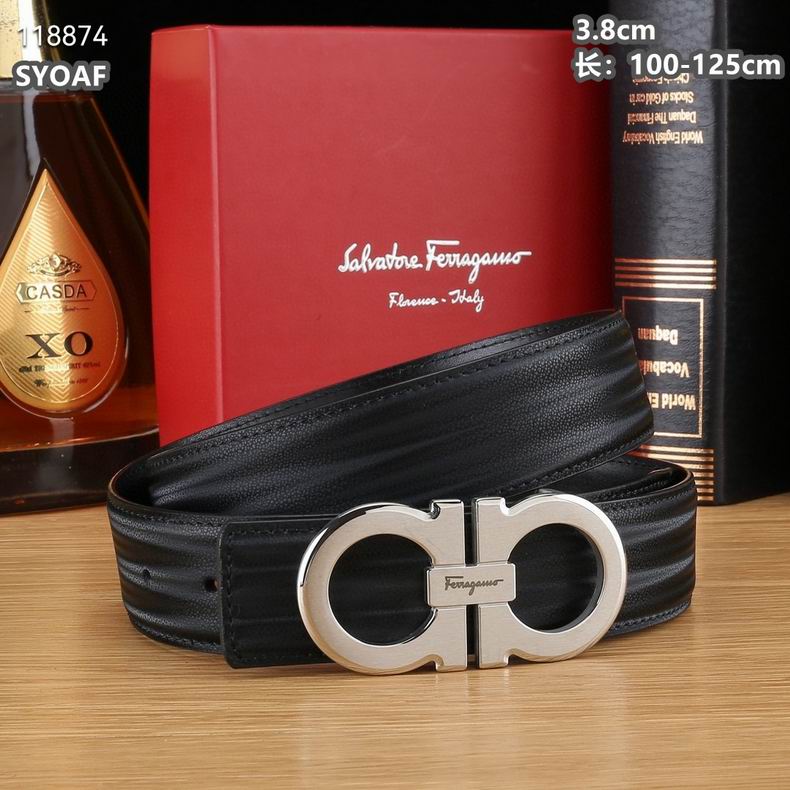 Ferragamo belt 38mmX100-125cm 8L (25)