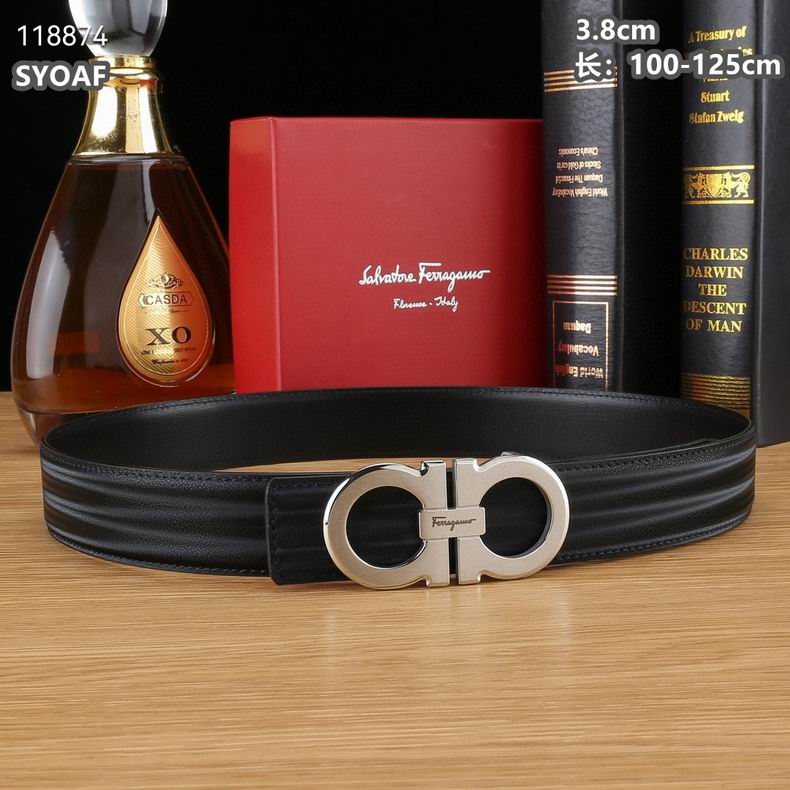 Ferragamo belt 38mmX100-125cm 8L (26)