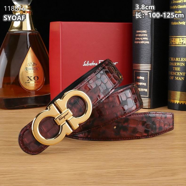 Ferragamo belt 38mmX100-125cm 8L (29)
