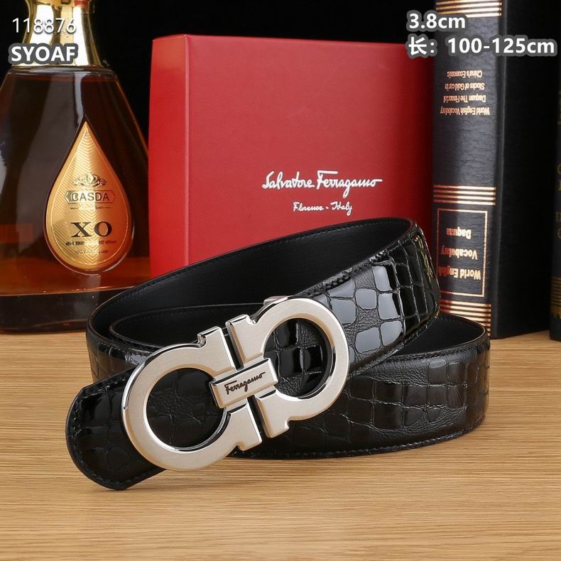 Ferragamo belt 38mmX100-125cm 8L (34)