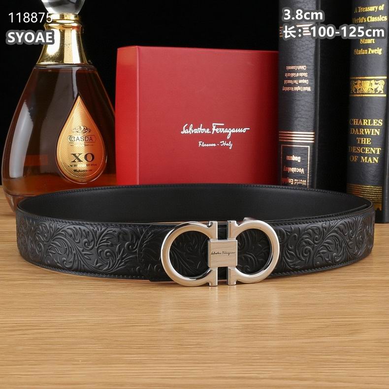 Ferragamo belt 38mmX100-125cm 8L (8)