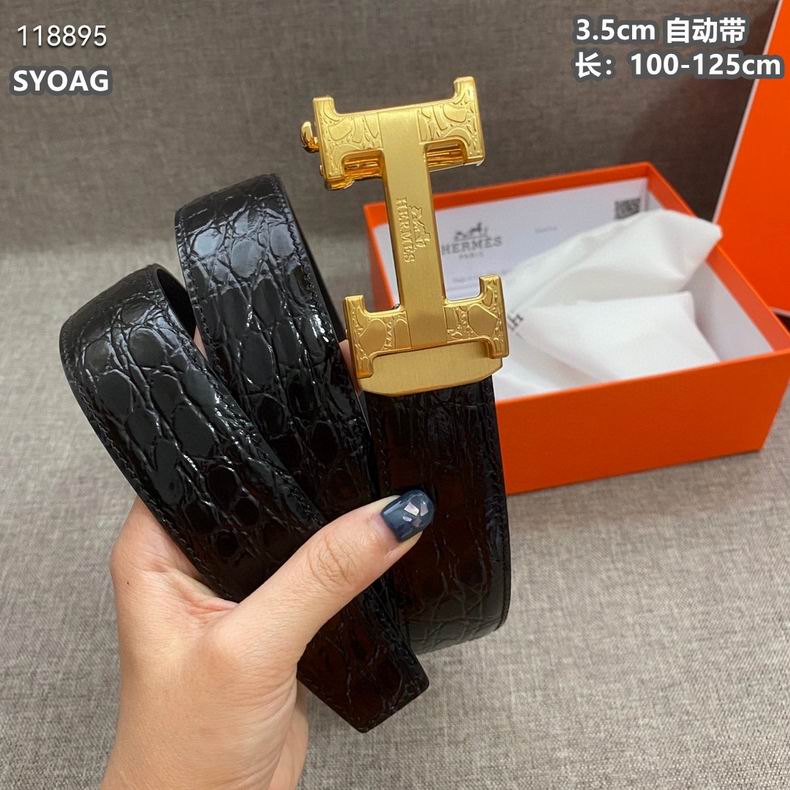 Hermes belt自动带 35mmX100-125cm 8L (10)