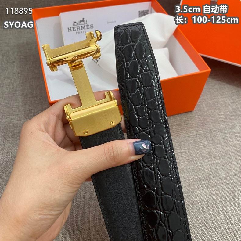 Hermes belt自动带 35mmX100-125cm 8L (11)