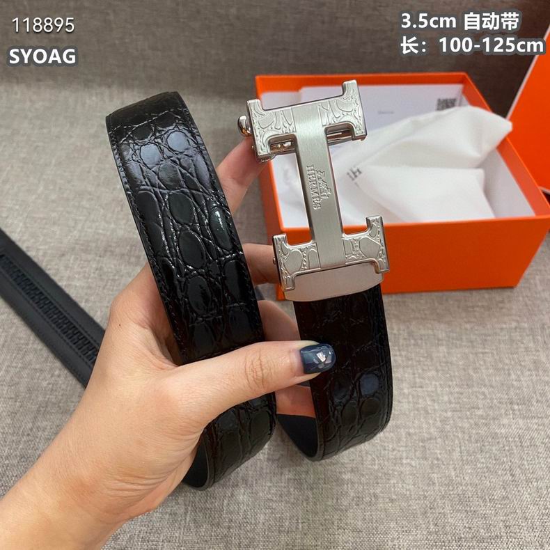 Hermes belt自动带 35mmX100-125cm 8L (12)