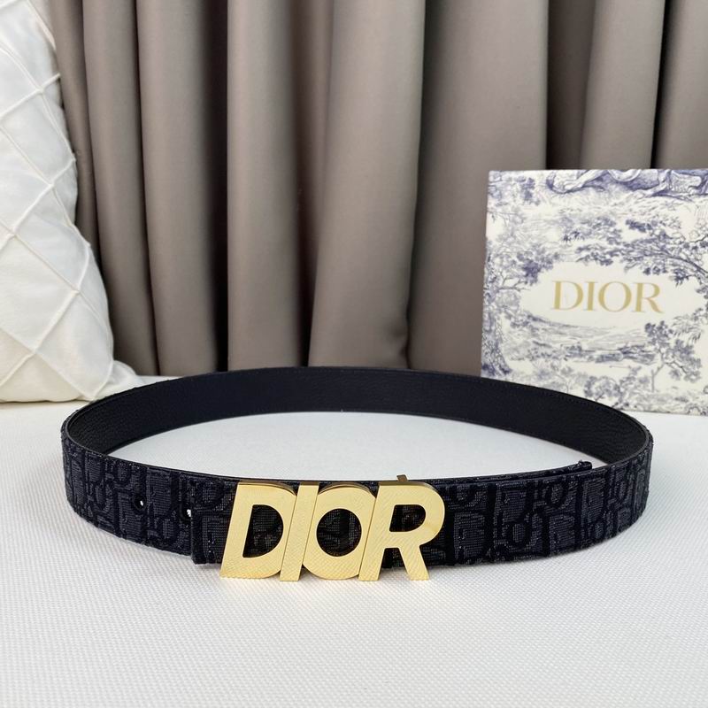 Dior belt 35mmX95-135cm 7D  (73)