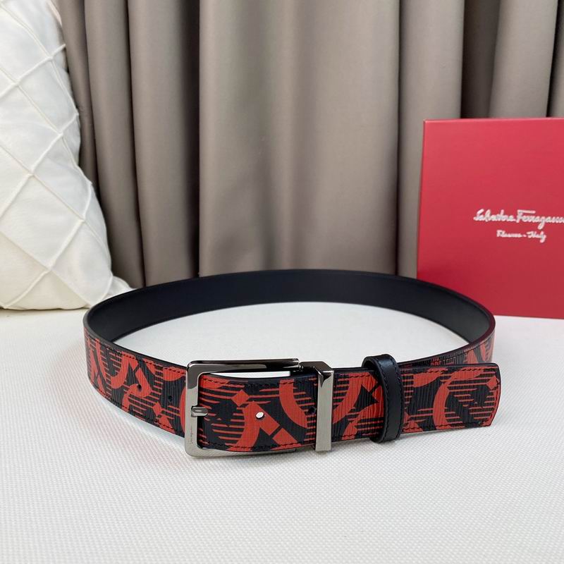 Ferragamo belt 35mmX95-125cm 7D (102)